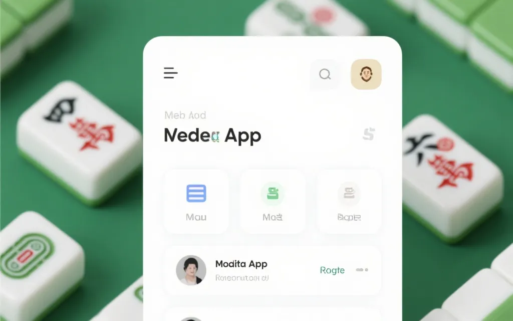 麻将网页端示意图